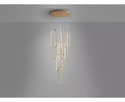 Люстра Colette 14L розовое золото DIM