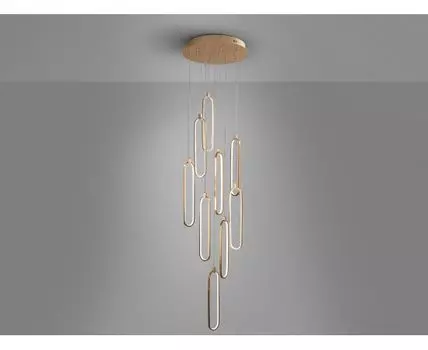 Люстра Colette 9L розовое золото