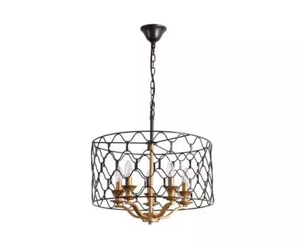 Люстра DUNKAN (черный, золотистый, черный)