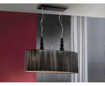 Люстра двойная Mercury 4L черная