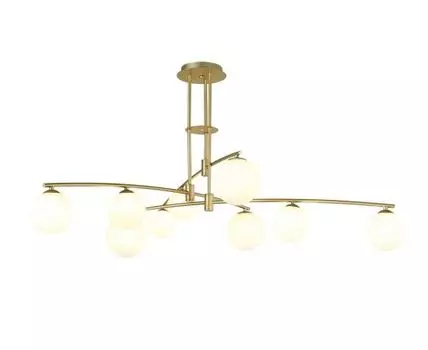 Люстра Equilibrium (золотистый, белый)