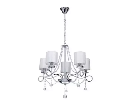 Люстра Федерика 684010105 (10, 64, Хрустальные, Серебряный, 64)