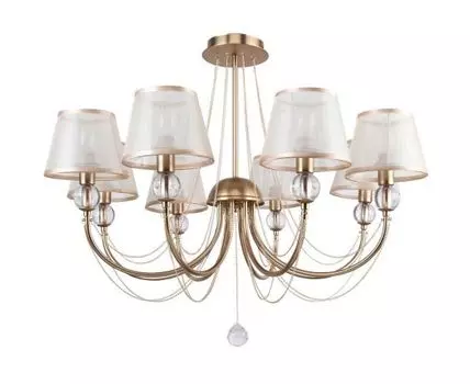 Люстра Федерика 684011608 (61.5, 75, На штанге, Золотой, 75)