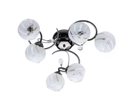 Люстра Грация (серый, белый)