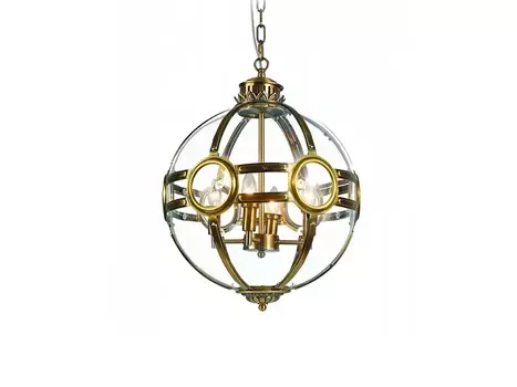 Люстра Hagerty 3 ant.brass