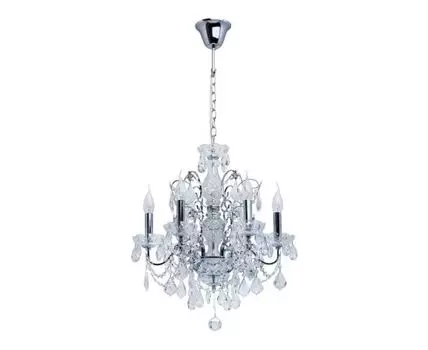 Люстра Каролина 367013306 (93, 50, Хрустальные, Серебряный, 50)