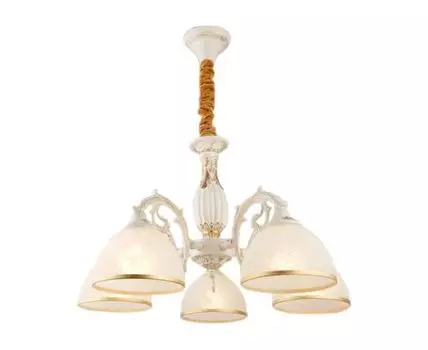 Люстра KL.2639-5-S WG (53, 56, Потолочные, Белый, 56)