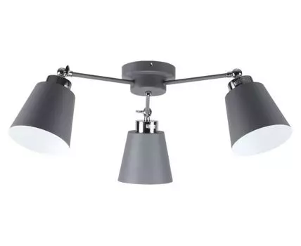 Люстра MD.9103-3-S GR+CH (21, 56, Потолочные, Серый, 56)