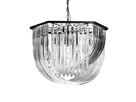 Люстра Murano 8 chrome