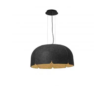 Люстра Mute коричневая/темно-серая 3000K