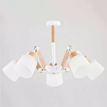 Люстра на штанге Alfa Bridge White 24305