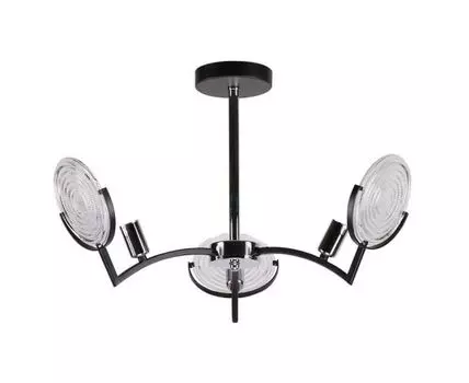 Люстра на штанге Imex MD.51382 MD.51382-3-P BCH+BK