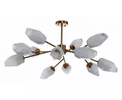 Люстра на штанге Indigo Boccio 13003/12C Brass