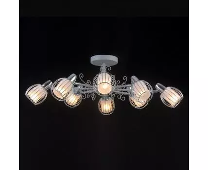 Люстра на штанге Natali Kovaltseva Oslo OSLO 81041-8C STAIN GRAY