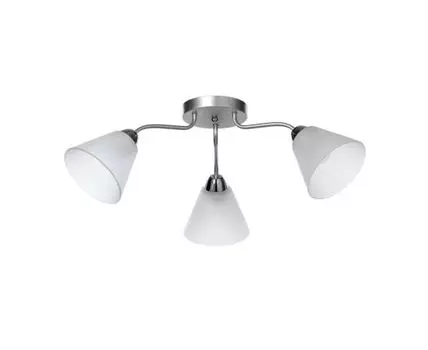 Люстра Нежность (серебристый, белый)