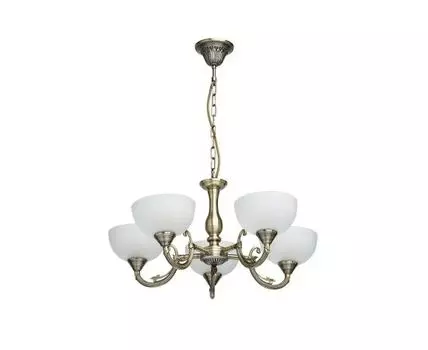 Люстра Олимп (золотистый, белый)