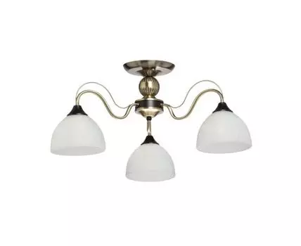 Люстра Олимп (золотистый, белый)