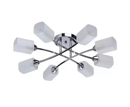 Люстра Олимпия (серебристый, белый)