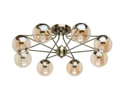 Люстра Оливия (золотистый, бежевый)