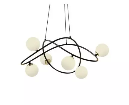 Люстра P0691-6A black