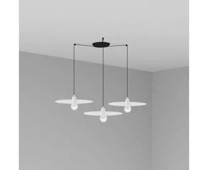 Люстра Plat 3L белая