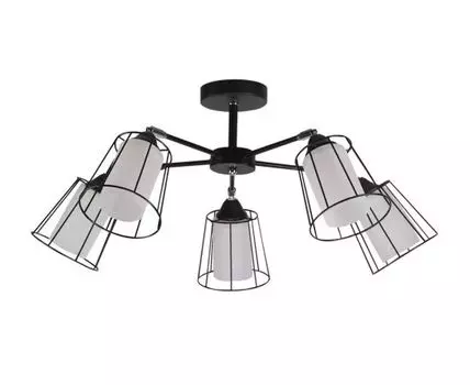 Люстра подвесная 5*60Вт E27 (Белый, 76)