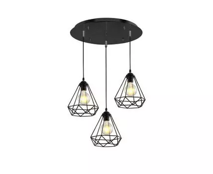 Люстра подвесная (Черный)