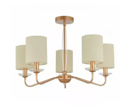 Люстра потолочная EVOLUCE (бежевый, золотистый)