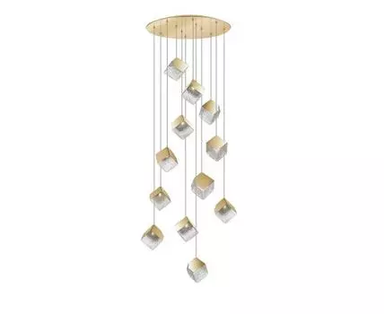 Люстра Priscila 12L золотая