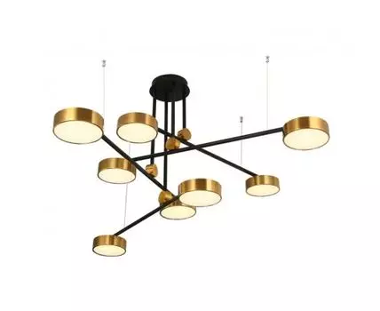 Люстра Рапис (черный, золотистый, 150)