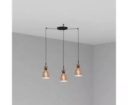 Люстра Retro 3L медная