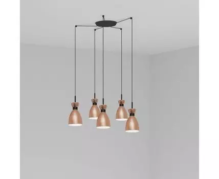 Люстра Retro 5L медная