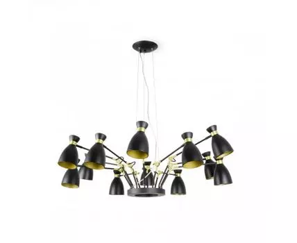 Люстра Retro L12 черная