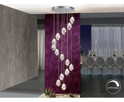 Люстра Rocio LED 14L DIM хром BLUETOOTH