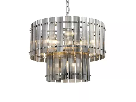 Люстра Ruby 7 chrome/smoky