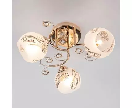 Люстра с плафонами 30031/3 золото