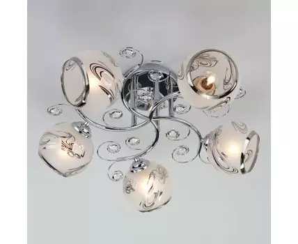 Люстра с плафонами 30031/5 хром