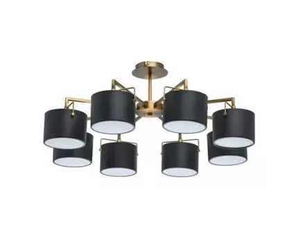 Люстра Сайрус (золотистый, черный)