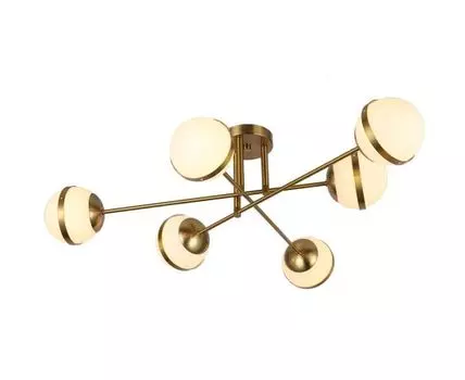 Люстра Stripy (золотистый, белый)