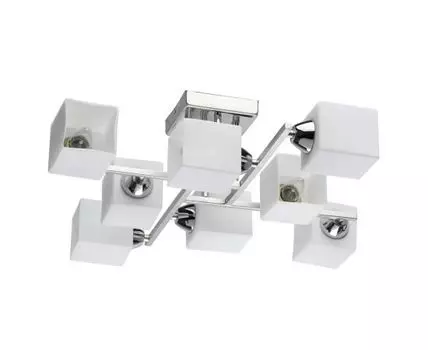 Люстра Тетро (хром, белый, 60)