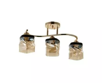 Люстра Тетро (золотистый, 15)