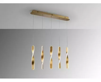 Люстра Twist 5L золотая