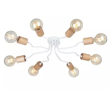 Люстра V4559-0/8PL (14, 65, Потолочные, Белый, 65)