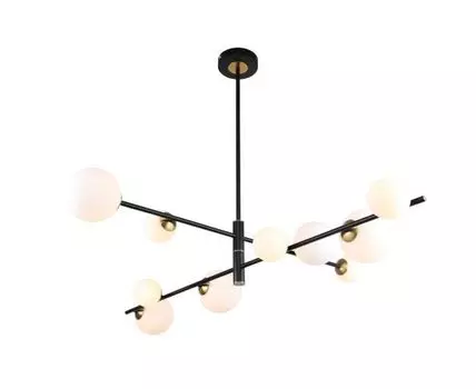 Люстра Vials (черный, белый)