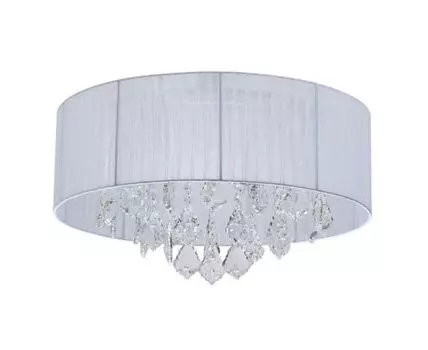 Люстра Жаклин (серебристый, белый)