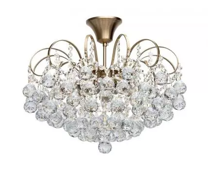 Люстра Жемчуг 232016506 (40, 48, Хрустальные, Золотой, 48)
