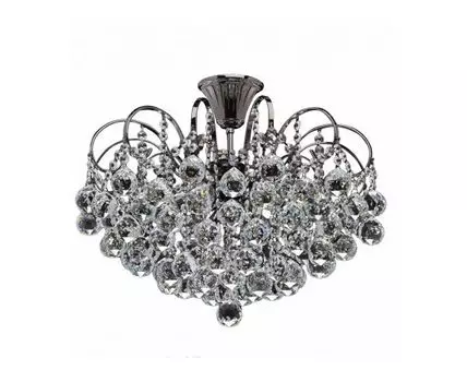 Люстра Жемчуг (серый, прозрачный)