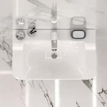 M30FHX0802WG База под раковину подвесная 80 см, белый глянец