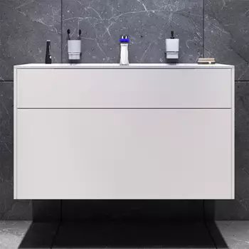 M50AFHX1003WM База под раковину подвесная 100 см, 3 ящика, белый матовый