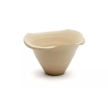 Macaire Керамическая ваза бежевого цвета 23 см